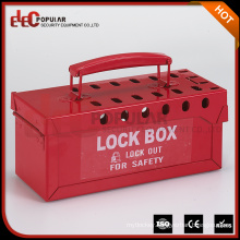Elecpopular New Products 2016 Portable Group Lock Box Safety Lockout Tagout Box With Multi Holes